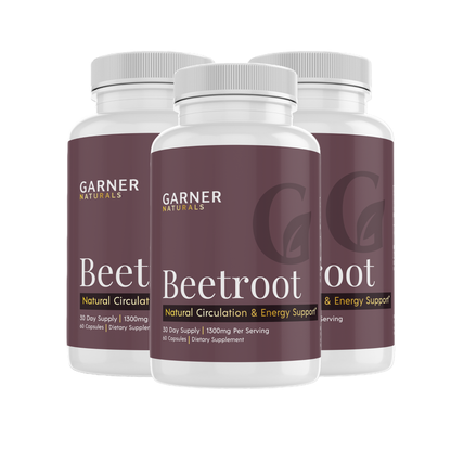 Beetroot Capsules | Natural Circulation & Energy Support Supplement