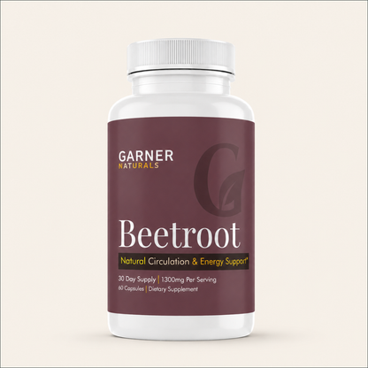 Beetroot Capsules | Natural Circulation & Energy Support Supplement